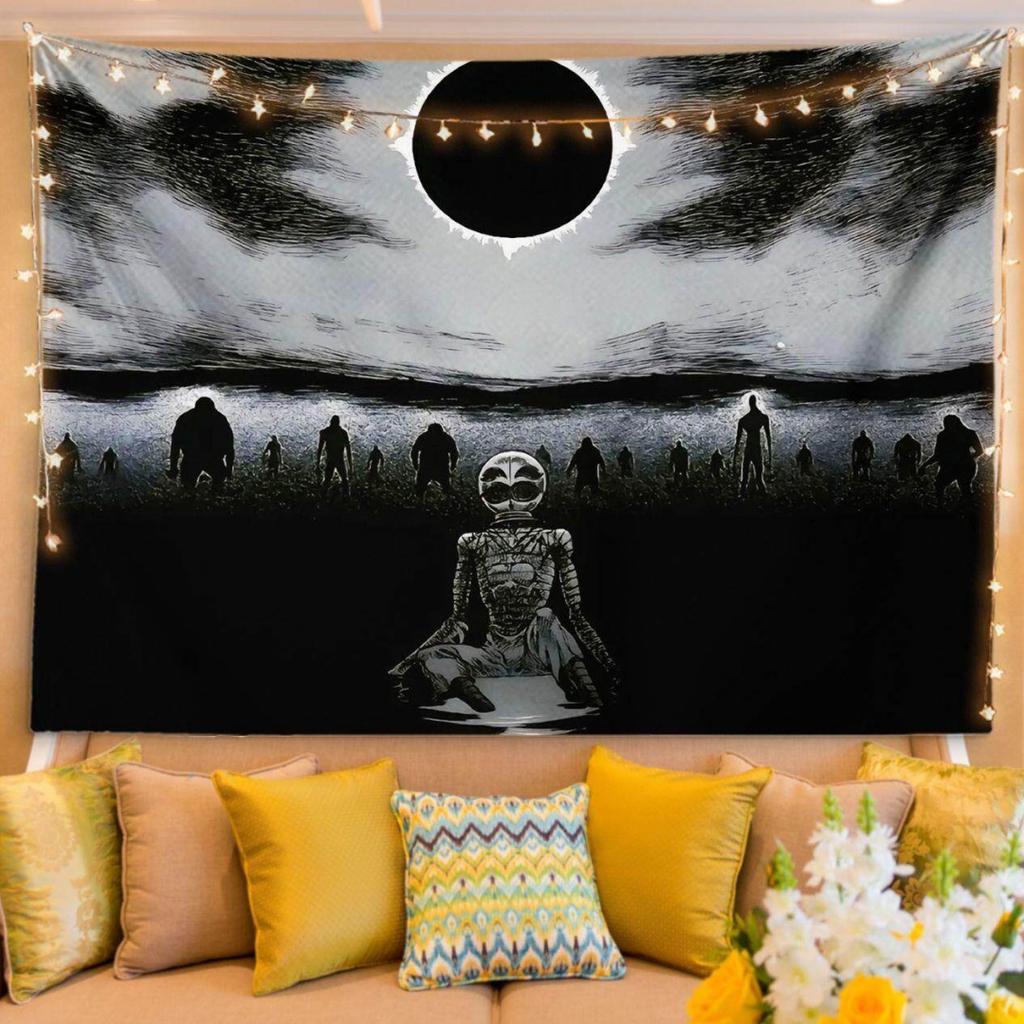 Anime Wallpaper Berserk Sleeve Art Wall Decoration for Bedroom Living Room Home Decor Guts Graphic Tapestry