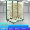 50-Layer Screen Printing Drying Rack with 13 Reinforced Layers for Paper Stacking and Folding