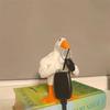 Fun Muscular Duck Statue Ornament Buff Duck Figurine Magnetic Goose Duck Keychain Tool Holder Desktop Organizer Funny Prank Gift