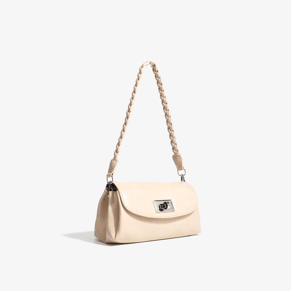 Geantă de umăr Bost cu față de pernă, geantă de sub braț pentru femei, geantă crossbody la modă și simplă, geantă high-end tip baghetă franceză