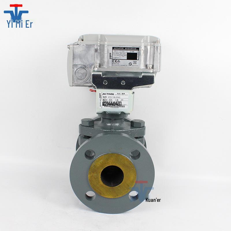 Azbil Yamatake Electric Water Regulating Two-way Valve (AC24V) - Models: VY5117L0022, VY5117L0041