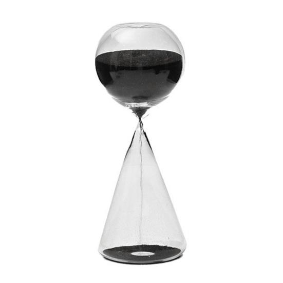 yangyizhi Hourglass Ornaments, 15 Min Sand Timer, Nordic Minimalist Home Decor, Artistic Glass Desktop Gift A