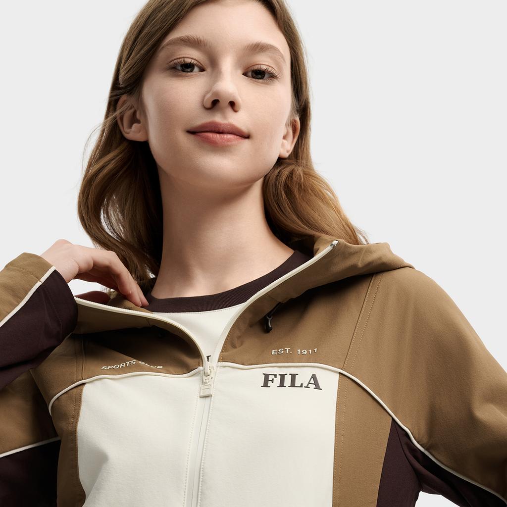 FILA Original Fashion Simple Classic Personality Trendy Retro Sports Casual Versatile Comfortable Slim Fit Short Jacket Women jackets F11W619706FBN