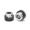 1 PZ 2M 12T-24T Pignone Cilindrico Foro 8/10/12/14/15/16/17/18/19/20/22/24mm Acciaio al Carbonio Pignone Motore con Gradino