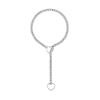 European & American Gothic Cuban Chain Love Pendant Adjustable Necklace