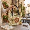 Vintage Bloemig Casual Tote Bag Grote Capaciteit Dagelijkse Handtas voor Vrouwen
