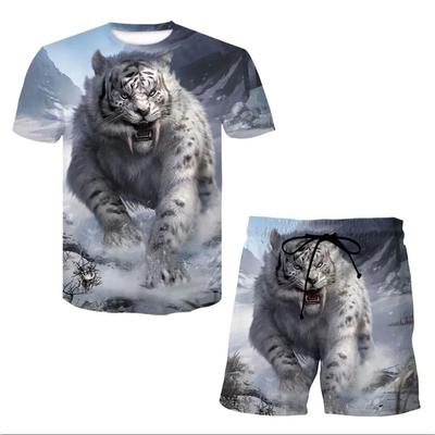Mens Clothes Sets Summer Boys Cute T Shirts Short Pants 2pcs Clothing Suits Men Fashion Casual Costume Outfits