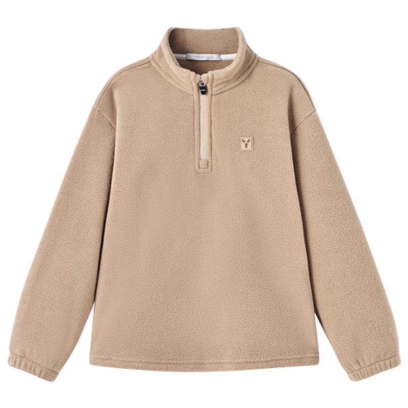 YEEHOO Unisex Children's Fleece Mock Neck Long-Sleeve Sweatshirt