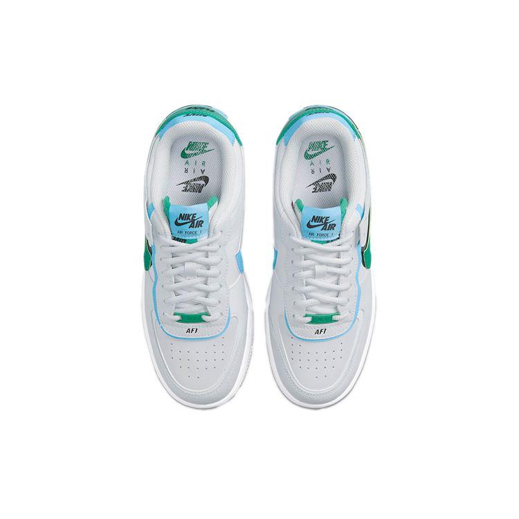 Nike  Air Force 1 Shadow Photon Dust Malachite Women Sneakers White Black CI0919-004