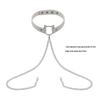 Elegant Choker with Nipple Clamps: Adult Training & Flirting Toy for Couples