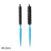 Salon Professionelle Mini-Rundbürste 1/2 Stück 16 mm/22 mm Verdrehtes Design Leicht für kurzes langes Haar DIY Friseur