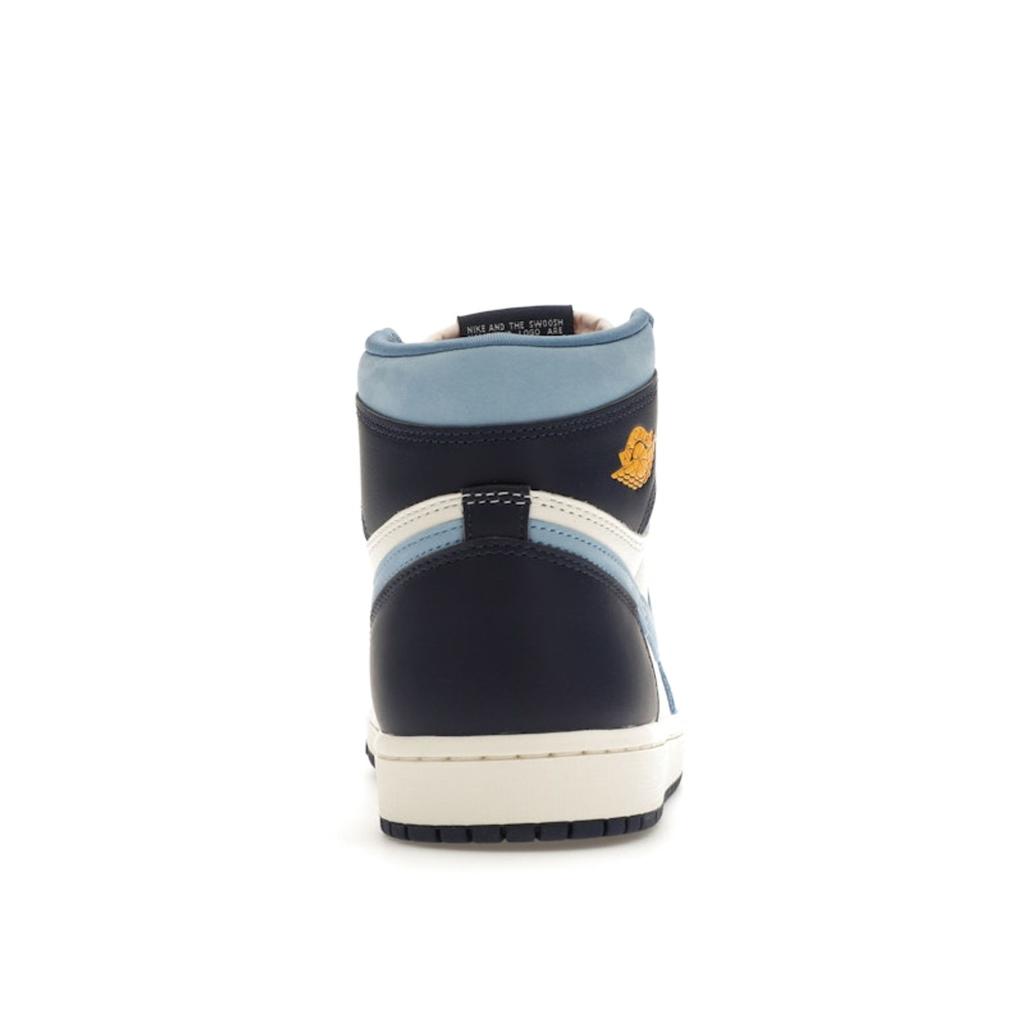 Air Jordan 1 Retro High OG First in Flight Women Sneakers Blue University-Blue Midnight-Navy FD2596-400