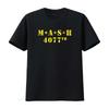 Maglietta con Logo MASH 4077th per Stile Vintage Abbigliamento Casual vintage Lavata Unisex streetwear Abbigliamento leggermente di design Comoda