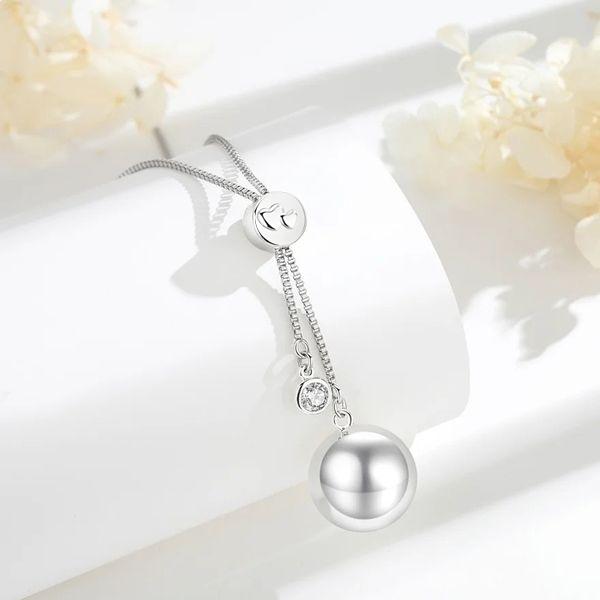 Pregnancy Ball Sliding Chain Pendant Rhinestones