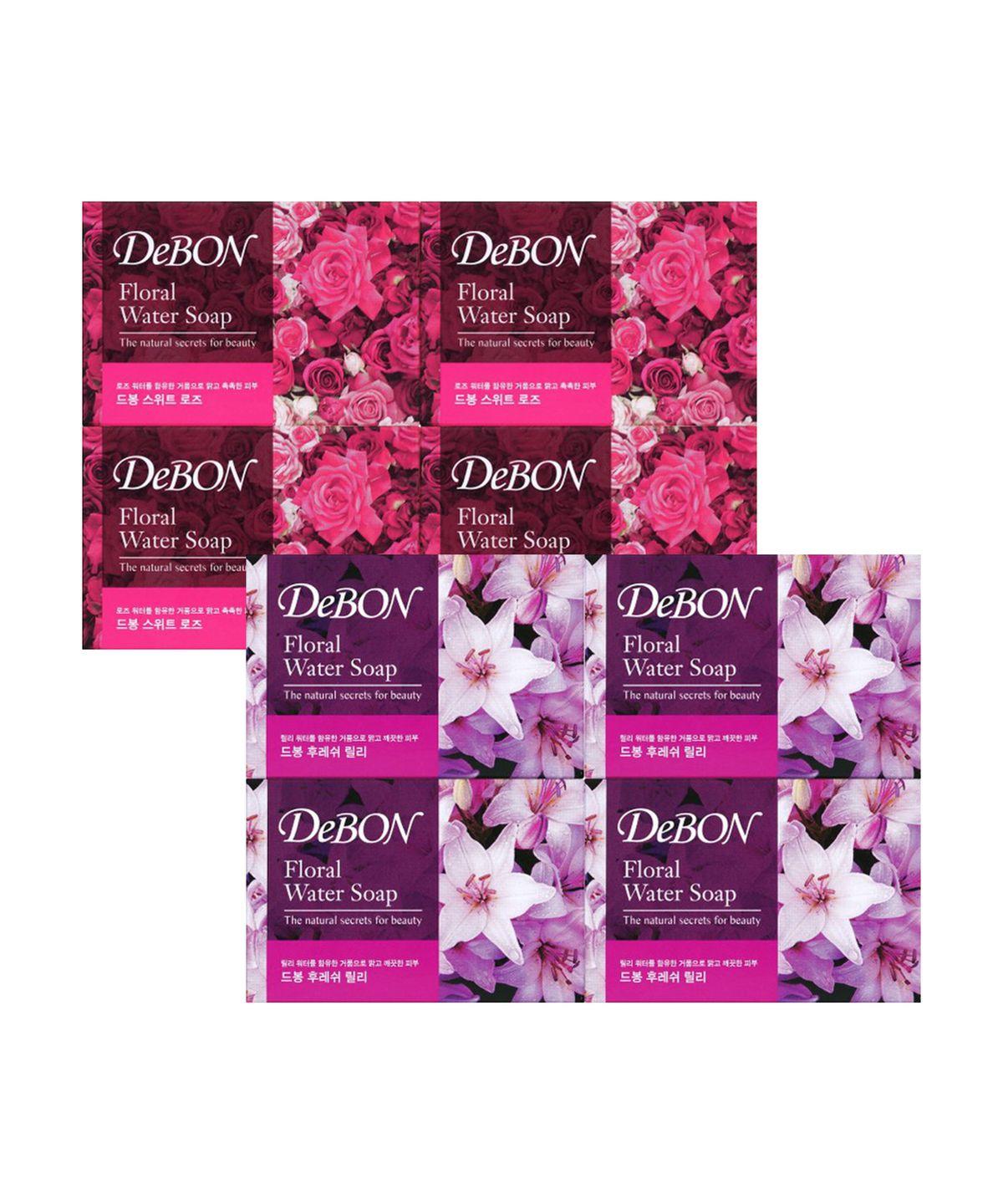[Select Option] Debon Soap 100g 4-pack x 3 packs Sweet Rose