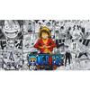Klasické japonské anime One Piece Luffy Malba na plátno Umělecké plakáty Reprodukce Obrázky postav do pokoje Domácí dekorace Anime Plakát Bez rámu