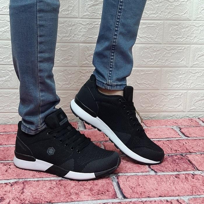 Lumberjack Vendor, Black-white, Memory Foam Sole, Sneakers