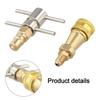 Brass Washer Quick Connect Refrigerator Quick Connector Electroplated Iron Body