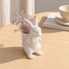 3D-gedruckter Kaninchen-Aufbewahrungskorb Niedlicher Hasen-Zahnstocherhalter Schreibtisch-Organizer