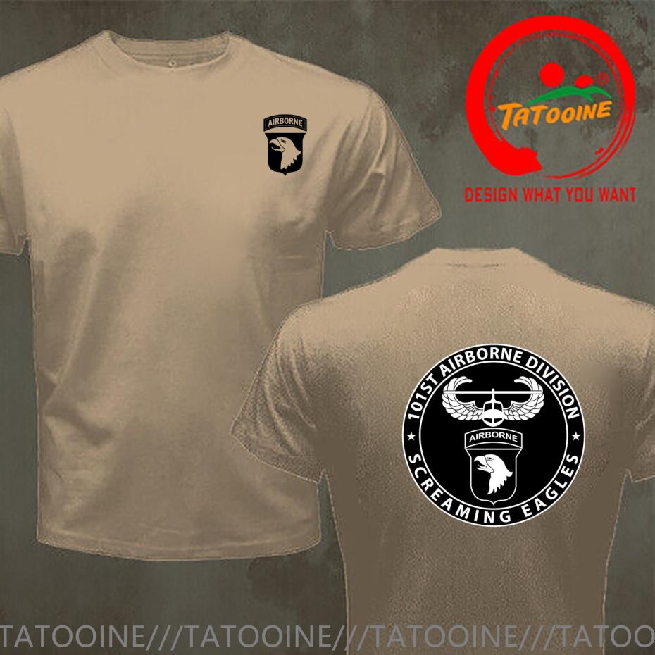 Funny Design 101st Airborne Screaming Eagles Shirt Unisex Fashion Trendy Casual Clothing Stylish Tops Tee Shirt Leisure Tshirt Unisex