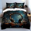 Fantasy Headset Decor Set Soft Comfortable Duvet Cover Bedding Set Included 1*Duvet Cover & 2*Pillowcases, Gift