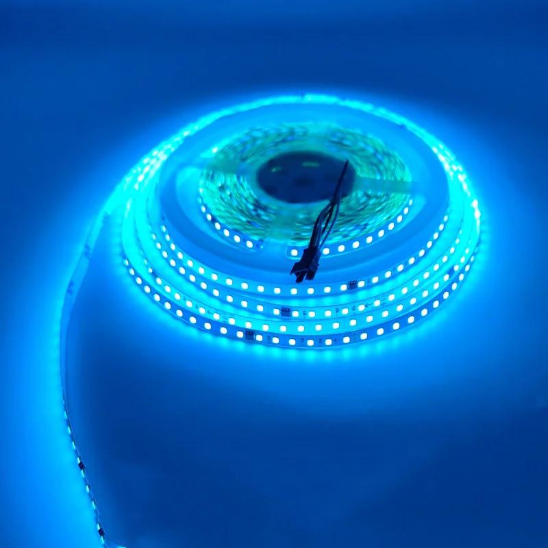 

WS2811 DC24V 126 светодиодов Многоцветная Светодиодная лента с эффектом бегущей воды Диммируемая Световая лента с эффектом текущего света Пиксельная Адресуемая Гибкая Линейная Лампа 3m