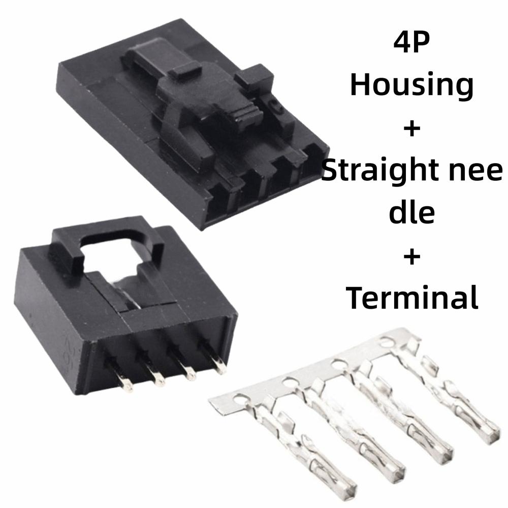 5Sets Straight Pin Pin Header Housing With Buckle Crimp Terminal New Dupont Connector Kit PCB