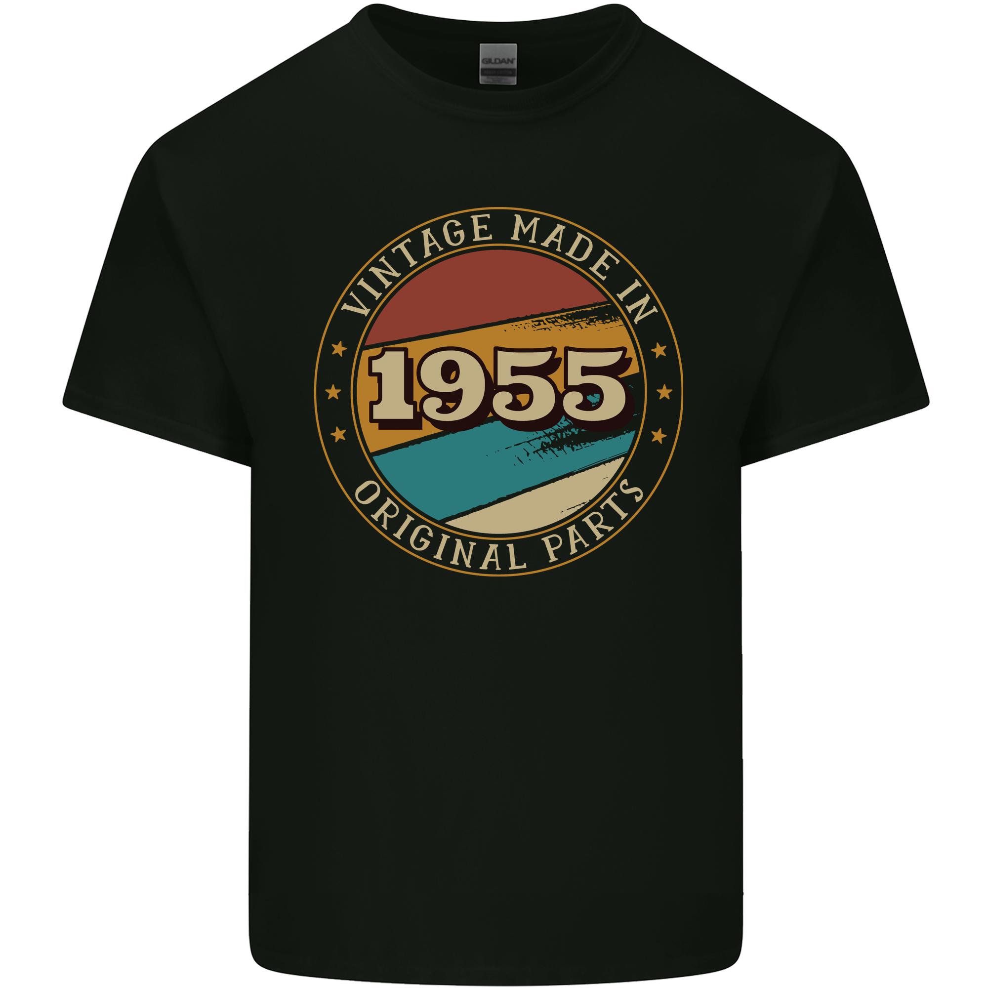 71st Birthday Vintage Made In 1955 Unisexs Light Cotton TShirt S