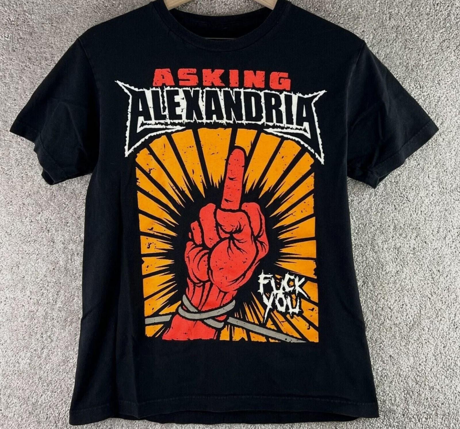 26 VTG Asking Alexandria Band F You Shirt Black Classic Unisex S-2345XL Unisex T-Shirt M