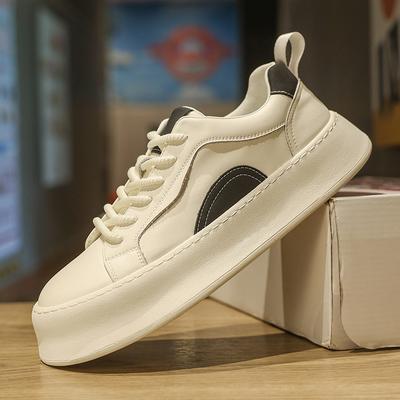 Modne Uniwersalne Buty Codzienne Koreański Styl Outdoorowe Trampki Skórzane Męskie Buty do Chodzenia Nowy Styl Męskie Buty Wulkanizowane Płaskie Deskorolkowe
