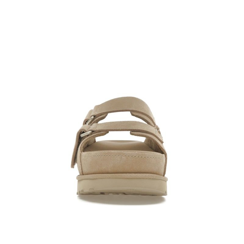 UGG Goldenstar Hi Slide Sand Damen Sneaker Tan 1155458-SAN