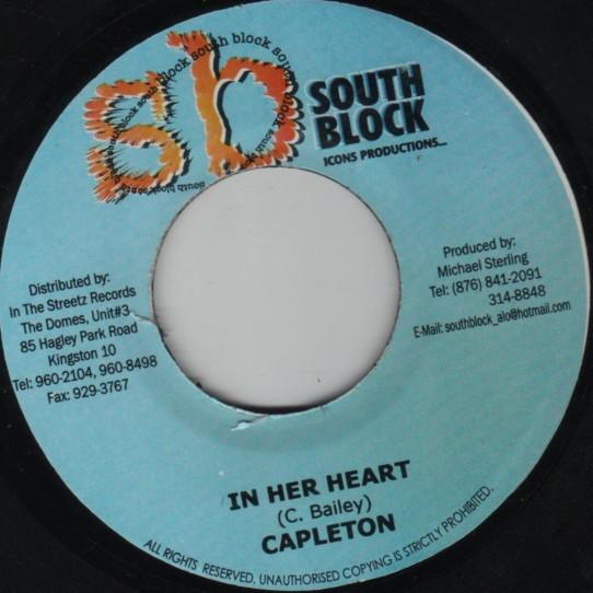 

7inch Record CAPLETON / G MONEY - In Her Heart / High Grade NONE South Block 2003 Jamaica Reggae, Ska & Dub Used