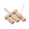 Percussion Wood Block 3 Tone Wooden Percussion Musical Instrument Children Musical Toys with Mallet