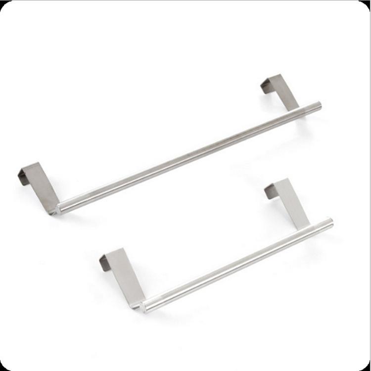 Stainless Steel Over-Cabinet Towel & Dishcloth Hanger