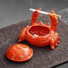 Cute Crab Ashtray With Lid Anti Fly Ash Ceramic Cigar Ashtray Living Room Home Office Decoration Art Ornaments Gift