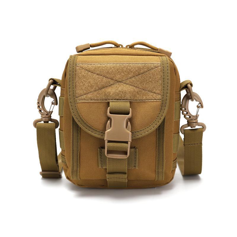Camouflage Tactical Waterproof Shoulder Messenger Bag with Molle Accessories