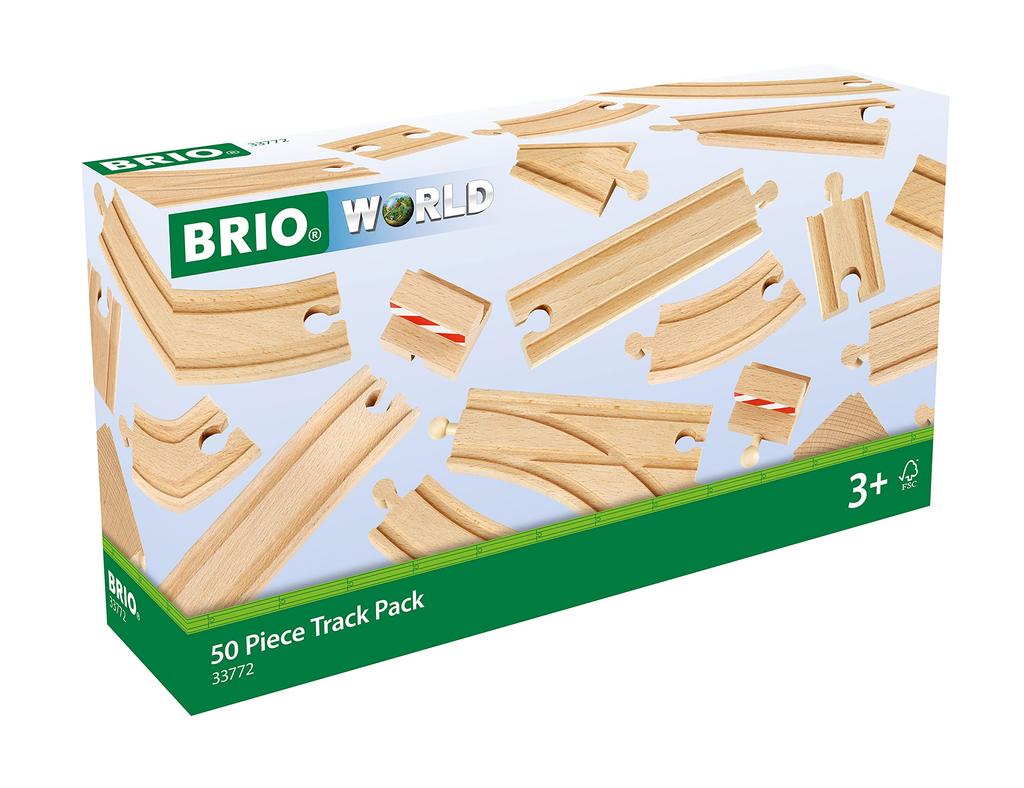 BRIO 50-teiliges Zusatzschienenset 33772