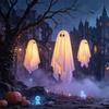 Set of 3 Glowing Hanging Decorations for Halloween Party Indoor Outdoor Yard and Home Decor