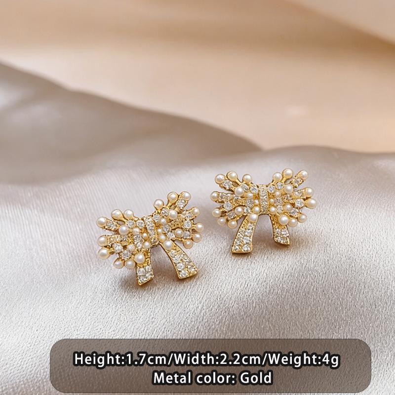 

Fashionable Micro-Set Zircon Butterfly Shaped Stud Earrings 18K Gold Plated Elegant Accessory for Women New 2026 Luxury Jewelry