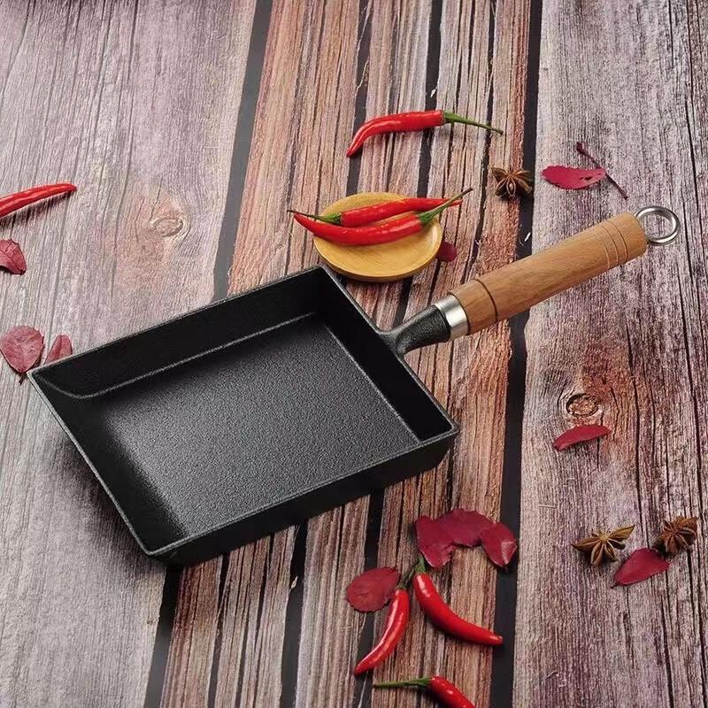 Pabei Cast Iron Square Frying Pan