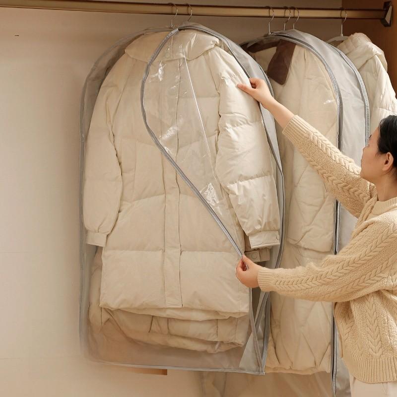 Peva Clothes Dust Cover For Wardrobe Storage With Antidust And Moistureproof Design