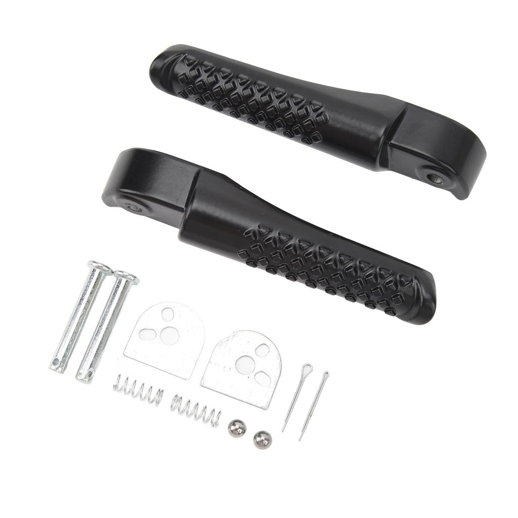 2 st Främre fotpinnfäste Vänster och Höger Svart Fotstödshållare Ersättning För Coleman