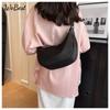 Ladies Slouchy Crescent Bag Niche Minimalist Crossbody Dumpling Bag Sport Casual Large Capacity Single Shoulder Bag