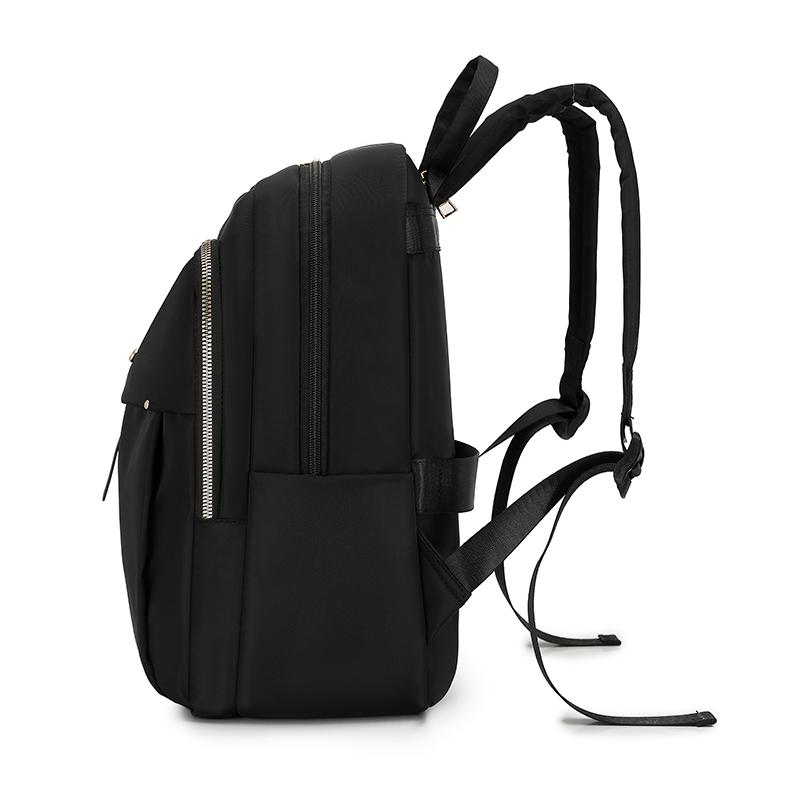 Mochila de Nylon Repelente à Água de Grande Capacidade Mochila Multifuncional Feminina