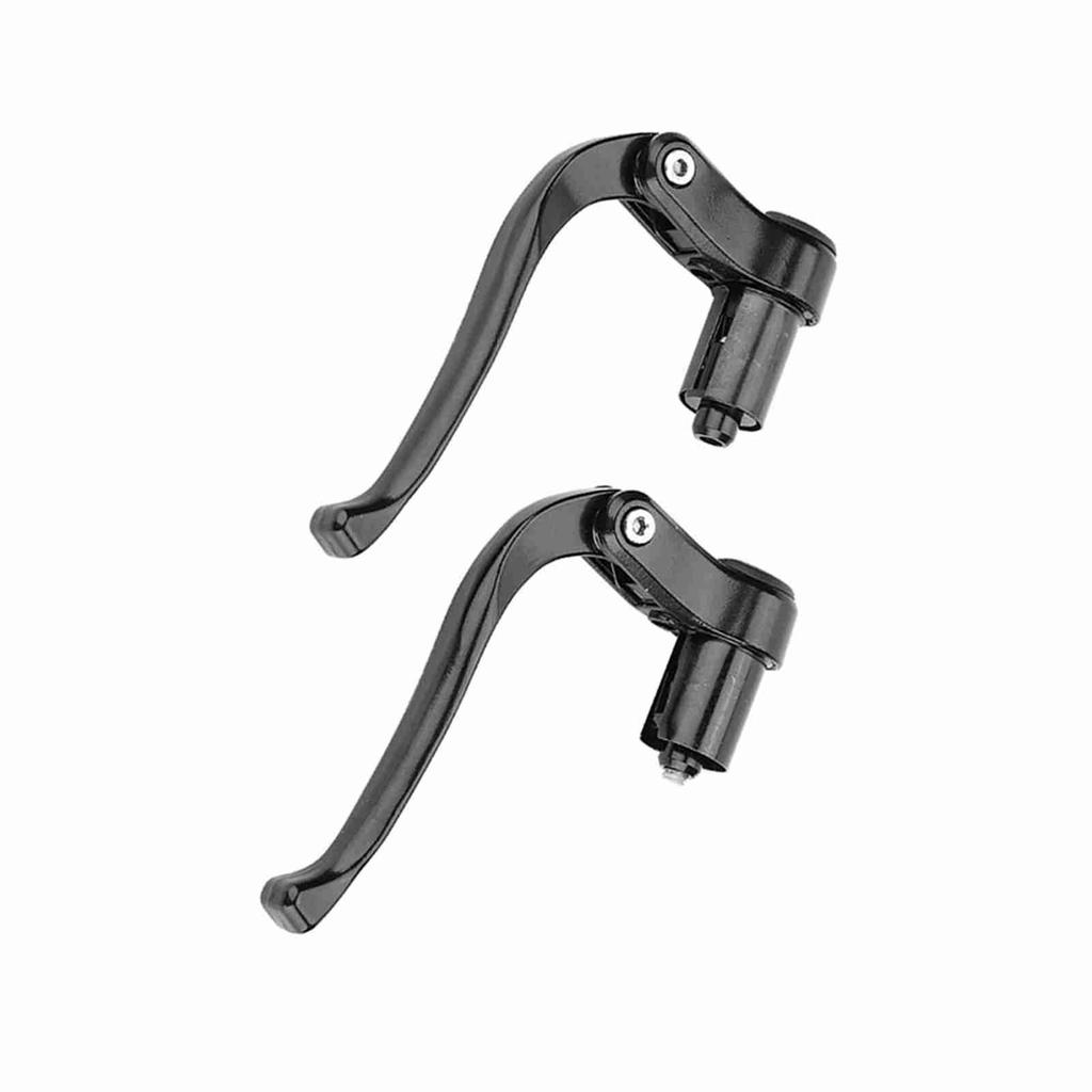 Brake Level Fixed Gear Folding Bike Handlebar Cycling Accessory (Black)