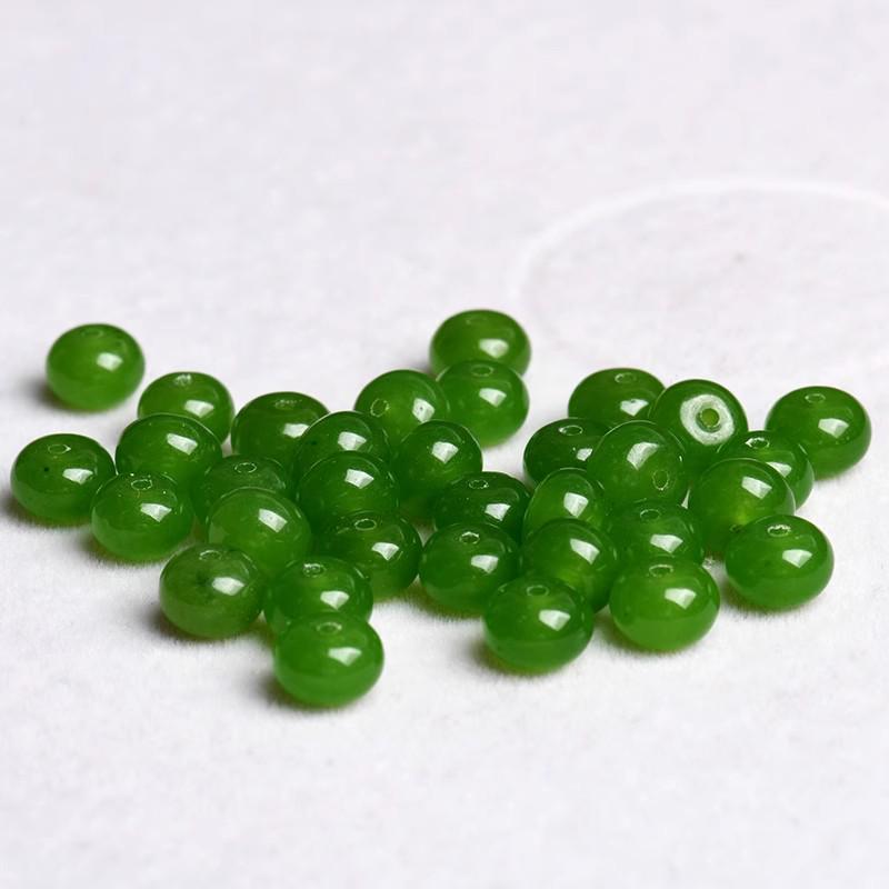 Multicolor Chalcedony and Jasper Disc Spacer Beads - DIY Handmade Jewelry Accessories, Grape Lavender, Free Thread Included