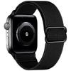Adjustable Apple Watch Strap with Japanese Buckle - Single Loop Woven Elastic Nylon Compatible with iWatch