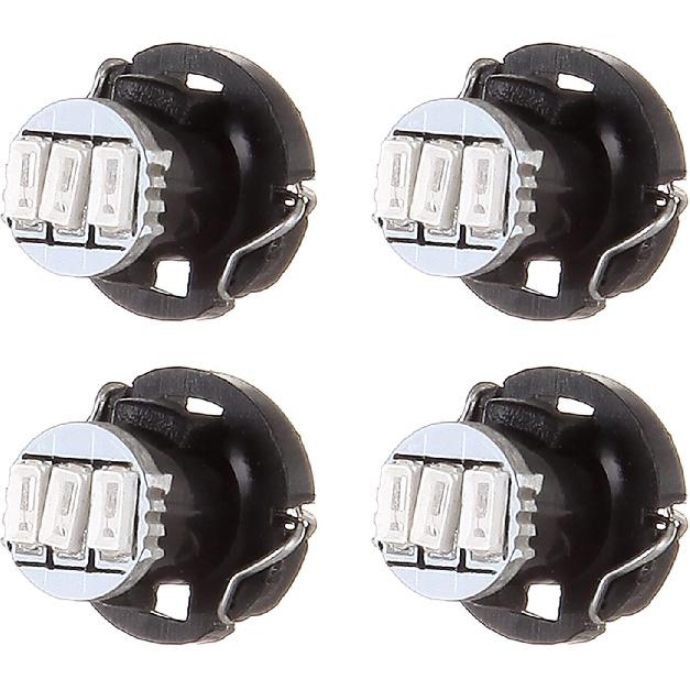

cciyu 4 Pack Blue 3-3014SMD T4/T4.2 Neo Wedge LED Light Bulbs Fit 1997-2007 For Jeep TJ For Cherokee Wrangler Liberty