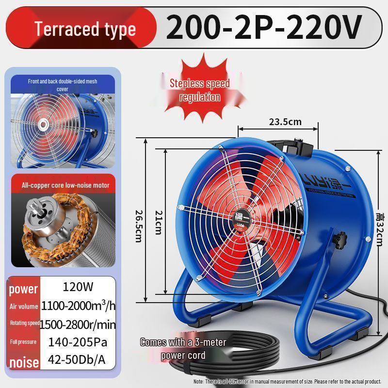 SF 220V Low Noise Axial Industrial Exhaust and Ventilation Fan