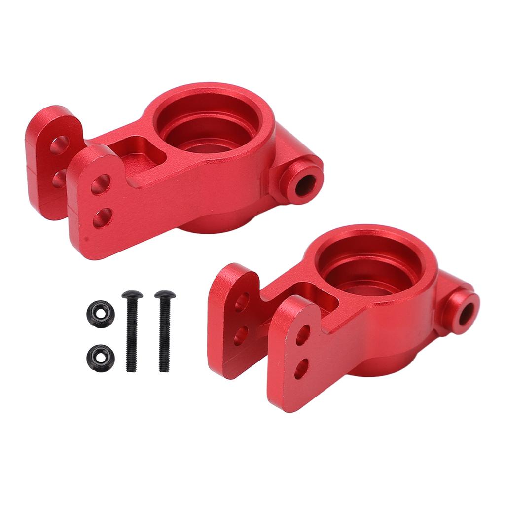 2PCS RC Metal Rear Hub Carriers for Losi Lasernut U4 1 10 RC Car Upgrade AccessoriesRed